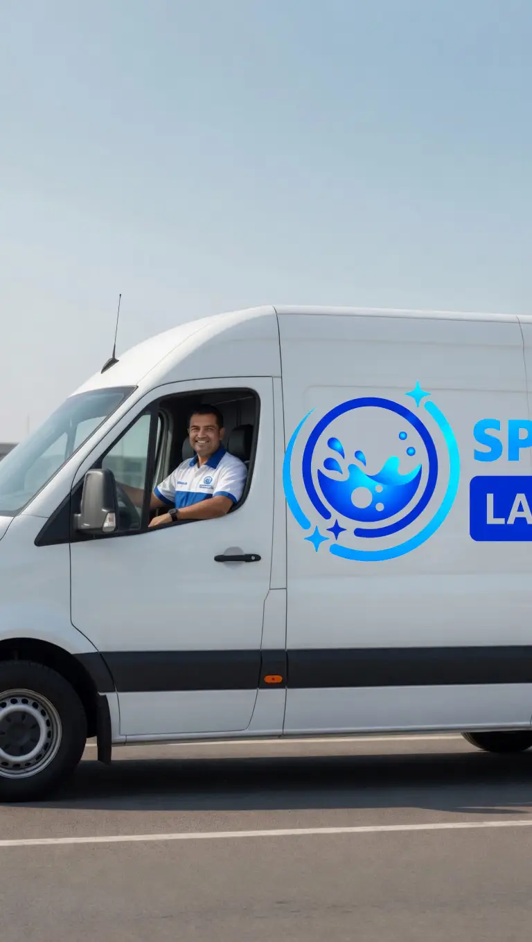 Spin Cycle Updated Logo Half Van